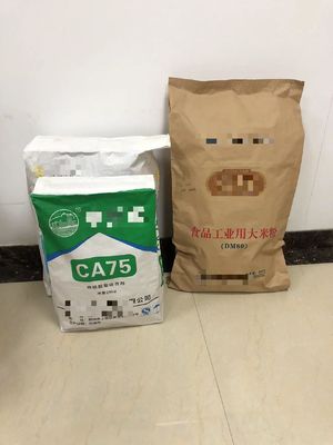 Printed Customisable Kraft Paper Packaging Bags Desain Sampai 7 Pencetakan