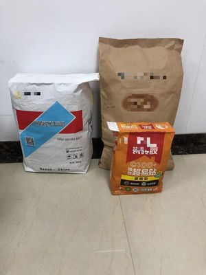 Kemasan Farmasi Kantong Kertas Kraft Multiwall Kantong Cetak Khusus