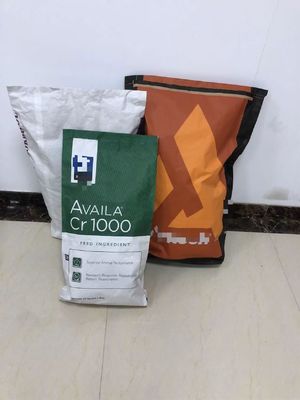 20kg Sikat Bagian Bawah Kantong kertas dengan Kapasitas Terima Custom dan Penutupan Sikat Bagian Bawah dan