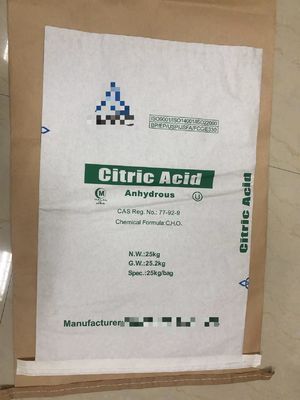 Percetakan khusus 20kg Kantong kertas jahit untuk kemasan
