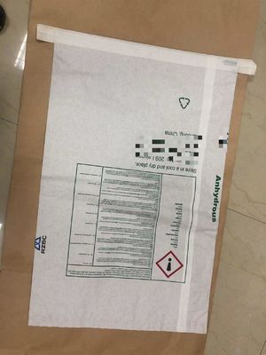 Kantong kertas multiwall yang dijahit khusus untuk pakan hewan dan aditif