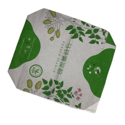 Custom Valve Type Multiwall Paper Sack Kemasan Industri Starch Dengan Laminasi