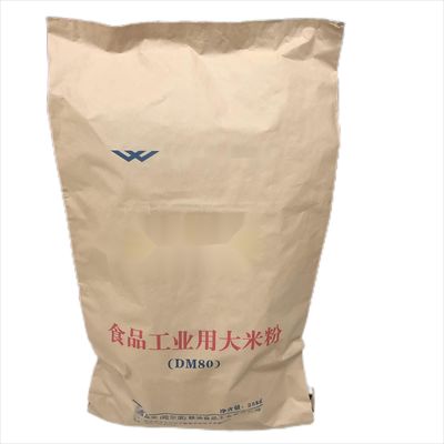 Kantong kertas multiwall industri mulut Panas penyegelan 20kg 25kg 50kg