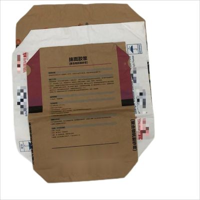 Kemasan khusus Kantong kertas industri 25kg Kemasan Bahan bangunan kimia bubuk makanan