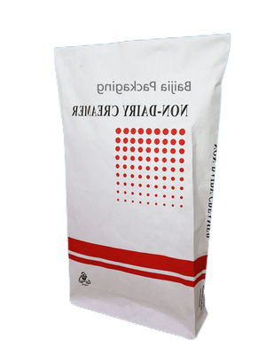 Eco Friendly Heat Sealed Kraft Paper Bags Custom Logo Food Grade Packaging Untuk Makanan Pertanian Kimia Pembuatan Umpan