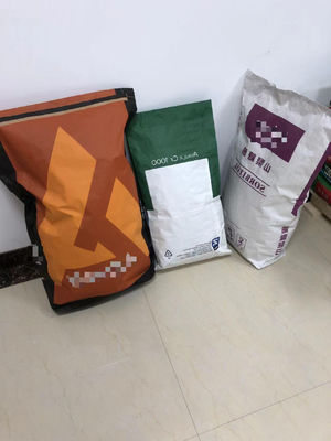 Eco Friendly Heat Sealed Kraft Paper Bags Custom Logo Food Grade Packaging Untuk Makanan Pertanian Kimia Pembuatan Umpan