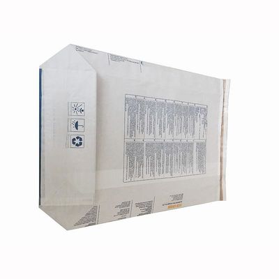 Tas Kertas Multiwall yang Bisa Dikustomisasi, Daur Ulang, Dilampirkan Dengan Panas Untuk Kemasan Makanan