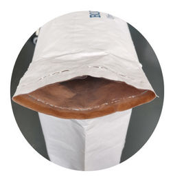 Anti Selipkan Katup Multiwall Kantong Kertas Anti Drop PE Laminasi Film Terpisah