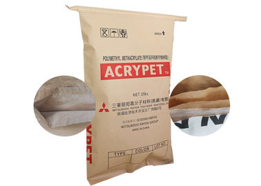 Industri Multiwall Paper Sacks Bukti Kelembaban 60g-120g / M2 Kraft Paper Food Bags