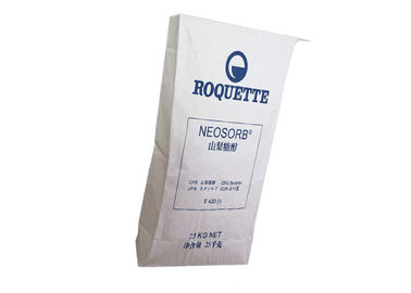 Ukuran Kustom Disisipkan Valve Multiwall Paper Bags Multilayer Packing Bag 20kg 25kg