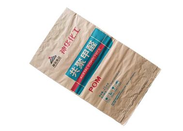Lem Panas Segel Kantong Kertas Multilayer Stabilitas Yang Baik Tahan Lama Multi Wall Paper Sacks