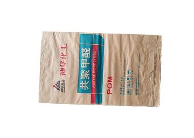 Lem Panas Segel Kantong Kertas Multilayer Stabilitas Yang Baik Tahan Lama Multi Wall Paper Sacks