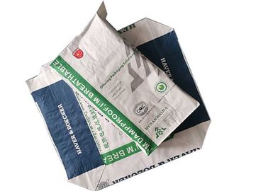 Desain disesuaikan Disisipkan Katup Multiwall Kantong Kertas Dinding Dempul Bubuk 60g-120g / M2