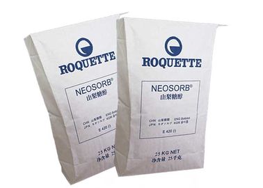 Kecepatan Tinggi Mengisi Tas Katup Disisipkan Putih Coklat Mudah Terbuka Tas Kertas Bawah Datar