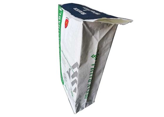 Brown White Paste Paper Multiwall Paper Tile Adhesive Mudah Dibuka Dan Mengisi