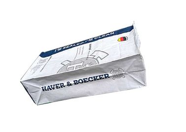 Stand Up Type Multiwall Kraft Paper Bags Polusi Daur Ulang Gratis GMP Standar