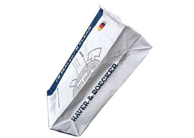 Kantong Kertas 3 Lapisan Katup Untuk Ukuran Khusus Gypsum Dan Mencetak Kapasitas Besar