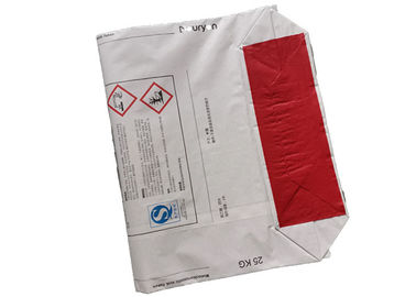 Durable 3 Layers Multi Wall Paper Sacks Moisture Proof Food Safe Penggunaan Industri Kimia
