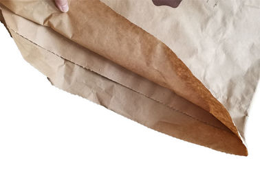 25kg Tas Kertas Multiwall Mulut Terbuka Dijahit