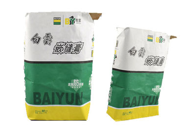 Biodegradable Multi Wall Paper Sacks Tepung Pasir Tepung Semen Kemasan Kantong Kertas