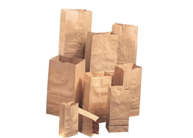 2 Layers Multi Wall Paper Bags Buka Mulut Daur Ulang Biodegradable Ramah Lingkungan