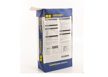 Aditif Kimia Multiwall Kraft Paper Bags Tile Adhesive Dengan Top Cerat Mudah Dibuka