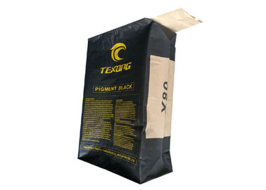 Kantong Kertas Multiwall Kraft Valve Untuk Kemasan Bahan Kimia 20kg 25kg 50kg