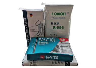 Sealable Coloured Pasted Valve Multiwall Kantong Kertas Makanan Aman Blok Kantong Kertas Bawah