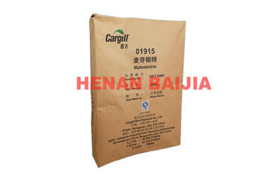 Fish Meal Multiwall Paper Bags 1-4 Layers Animal Feed dijahit Open Mouth Paper Bags