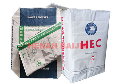Profesional Disisipkan Katup Multiwall Paper Bags Flexo Printing Ultrasonic Sealing
