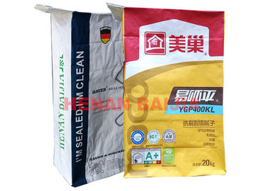 Kantong Kertas Industri Anti Kelembapan Dengan Ultrasonik Sealable Valve Tahan Aus