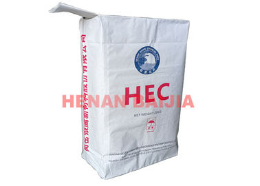 Industri Multiwall Kraft Paper Bags Panas Sealed Menutup Diri Mengisi Kecepatan Tinggi
