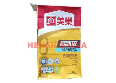 Kantong Kertas Industri Anti Kelembapan Dengan Ultrasonik Sealable Valve Tahan Aus