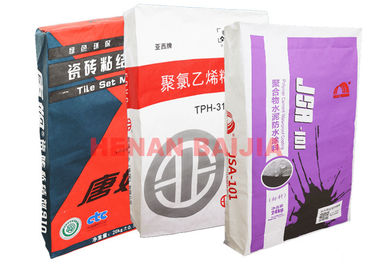 25kg 50kg Valve Paper Bags Putih Brown Kraft Paper Bag Kapasitas Besar Umur Kerja Yang Panjang