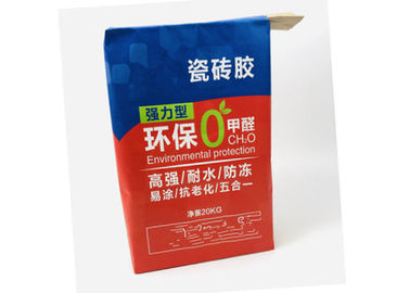 2 Layers Valve Paper Bag Multiwall Kraft Paper Sacks Datar Bawah Tas Semen Plastik tas ubin Disesuaikan