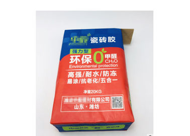 25 KG 50 KG Dry Mortar Multiwall Kraft Paper Bags Kemasan Industri Menggunakan Paper Bag