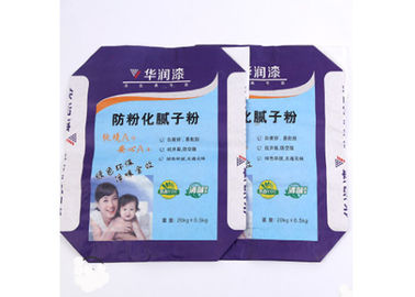 Spout Mouth Valve Paper Bags Bahan Kimia Produk Susu Dasar Datar Penggunaan Pertanian