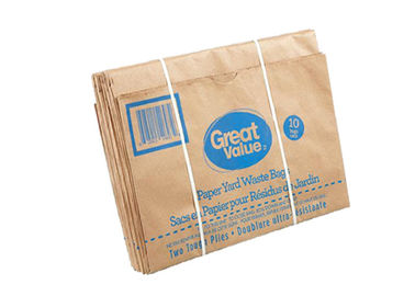 Tolak Kemasan Sampah Multiwall Kraft Lawn Paper Bags, tas rumput dan daun