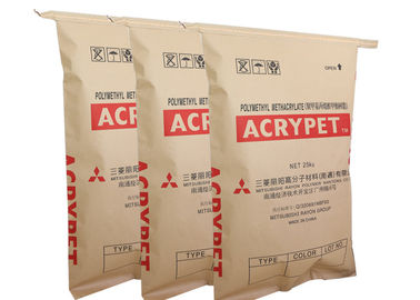 Dijahit Bawah Multiwall Kraft Paper Bag Bahan Kimia 25kg Pvc Resin Packaging