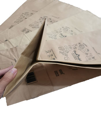 MoistureProof Yard Waste 300mm Lawn And Leaf Bag Dengan Logo
