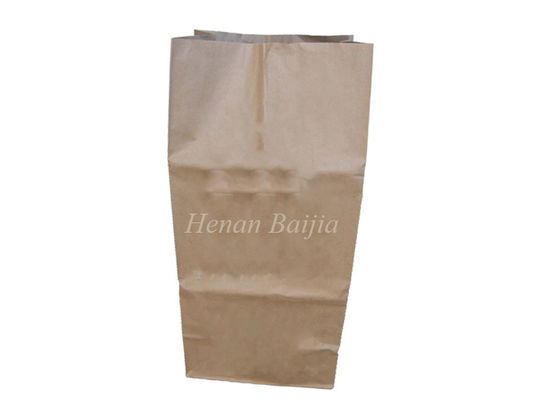 Tas Kertas Kraft CMYK Kustom Putih Bawah Dicetak