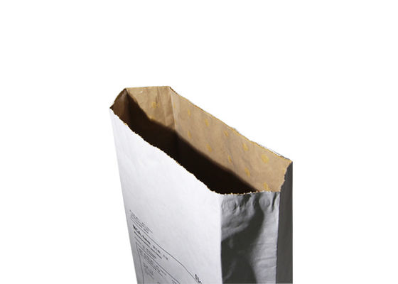 Tas Kertas Kraft Biodegradable 70g / m2 Persegi Bawah Untuk Kemasan Tepung Jagung