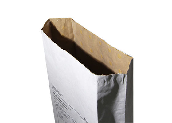 Tas Kertas Kraft Multiwall Bawah Persegi Dapat Digunakan Kembali Perawatan Permukaan Anti Selip