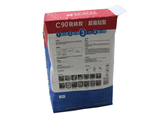 25kg Tas Kertas Kraft Multiwall Ukuran Besar Untuk Kemasan Bahan Kimia