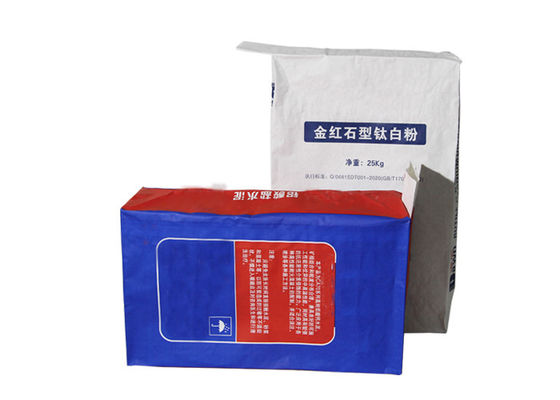 120g / M2 Kertas Kraft Disisipkan Tas Katup Tas Kemasan Semen Untuk Plester Gypsum