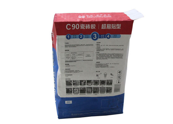 120g / M2 Kertas Kraft Disisipkan Tas Katup Tas Kemasan Semen Untuk Plester Gypsum
