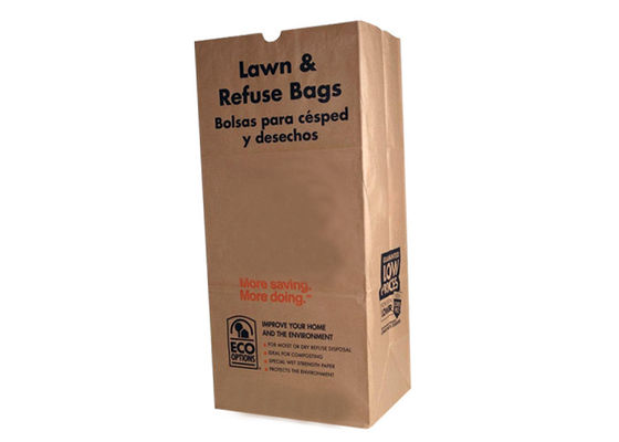 120g Tas Kertas Kraft Multiwall Sampah Tas Sampah Dapur Biodegradable
