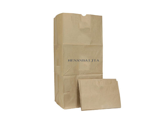 Tugas Berat 30 Galon Multiwall Kraft Paper Bags Tas Limbah Halaman Kertas Tolak Tas