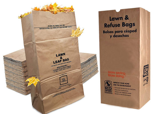 30 Gal Biodegradable Kraft Paper Bags Karung Tolak Kertas Besar 120gsm