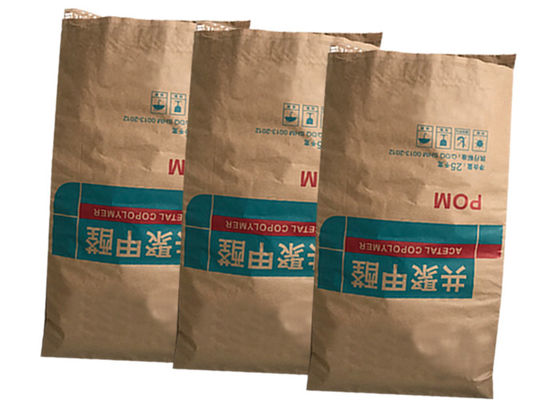 Disisipkan Pinch Bottom Trapezoidal Sewn Open Mouth Bags Dengan PE Film Atau PE Liner